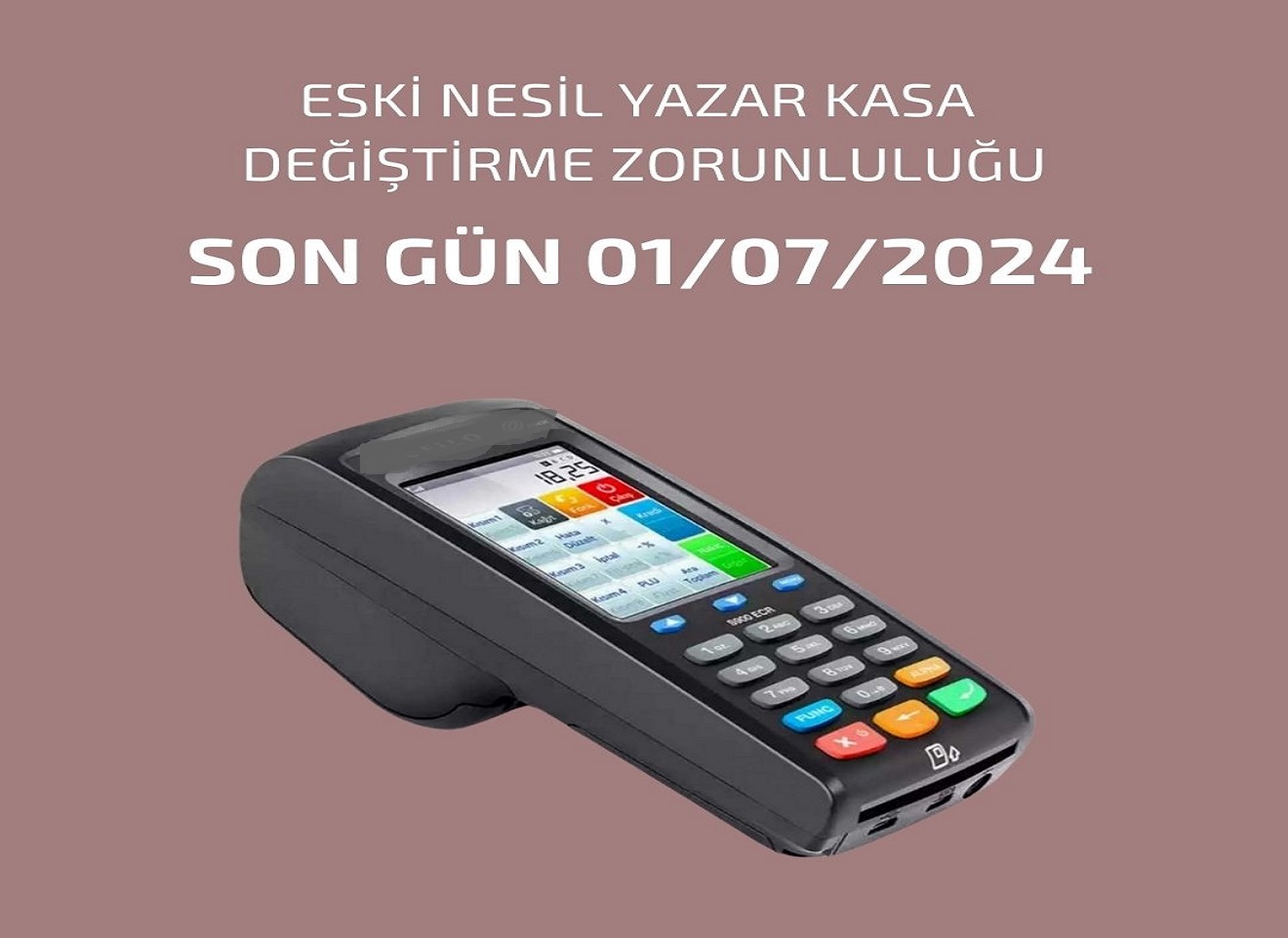 Yazar Kasa Pos Zorunluluğu